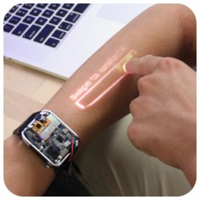 ساعت هوشمندی که پوست شما را به صفحه نمایش لمسی تبدیل خواهد کرد