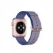 Apple Watch Rose Gold Case with Royal Blue Woven Nylon 42mm