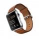 Apple Watch Saddle Brown Classic Buckle 42mm