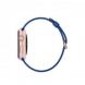 Apple Watch Rose Gold Case with Royal Blue Woven Nylon 42mm