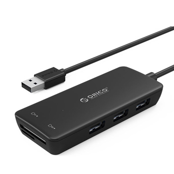 Orico 3 Port USB Hub with TF and SD Card Reader H3TS-U2 عکس اصلی