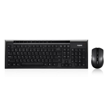 Rapoo 8200P Wireless Keyboard and Mouse عکس اصلی
