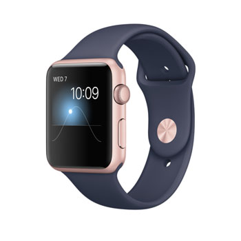Apple Watch Series 2 Rose Gold with Midnight Blue Sport Band 42mm