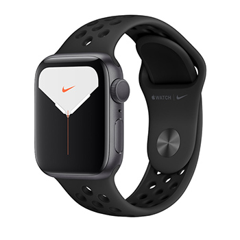 Apple Watch Series 5 44mm Space Gray Aluminum Case With Nike Sport Band