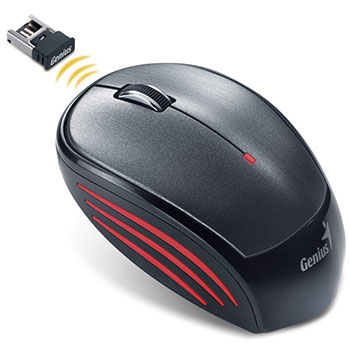 Genius Green Wireless Optical Mouse NX-6500