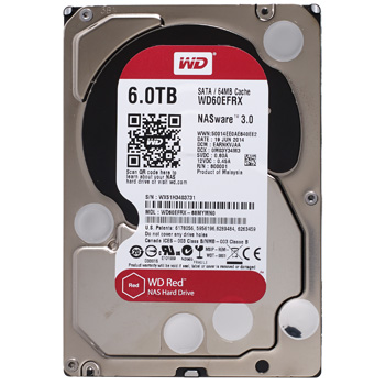 Western Digital Red HDD 6TB WD60EFRX