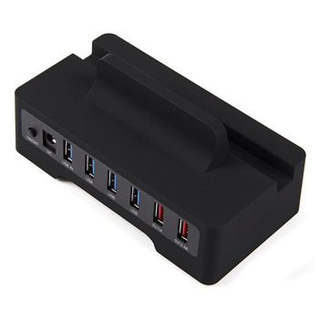 Orico 3 Port USB Hub with TF and SD Card Reader and Charger HSC3-TS