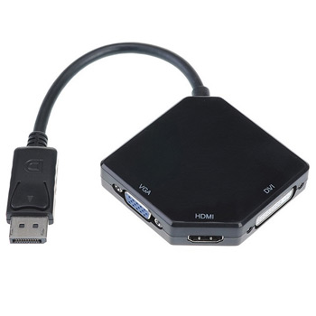 Display Port To HDMI-VGA-DVI Converter