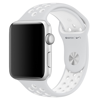 Apple Watch Nike 42mm Silver Aluminum Case with Pure Platinum/White Nike Sport Band