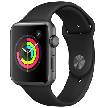 Apple Watch Series 3 42mm Space Gray Aluminum Case with Sport Band