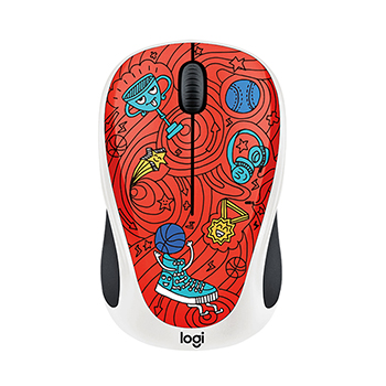 Logitech M238 Doodle Champion Coral Wireless Mouse