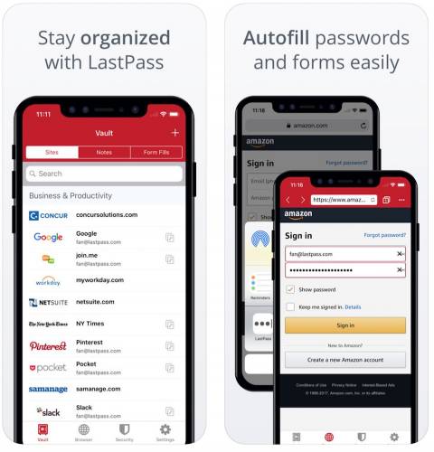 اپلیکیشن LastPass