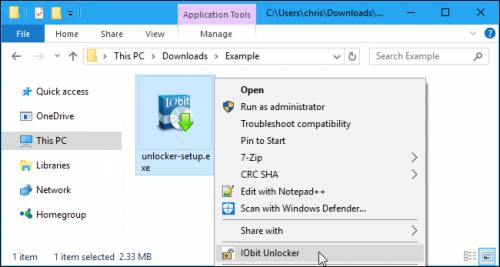 IObit Unlocker