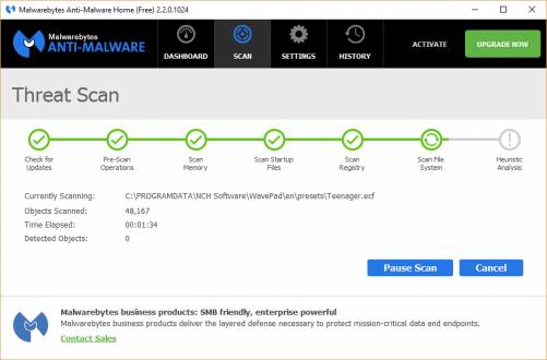 نرم افزار Malwarebytes