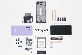 بررسی قطعات داخلی گوشی سامسونگ Galaxy A52